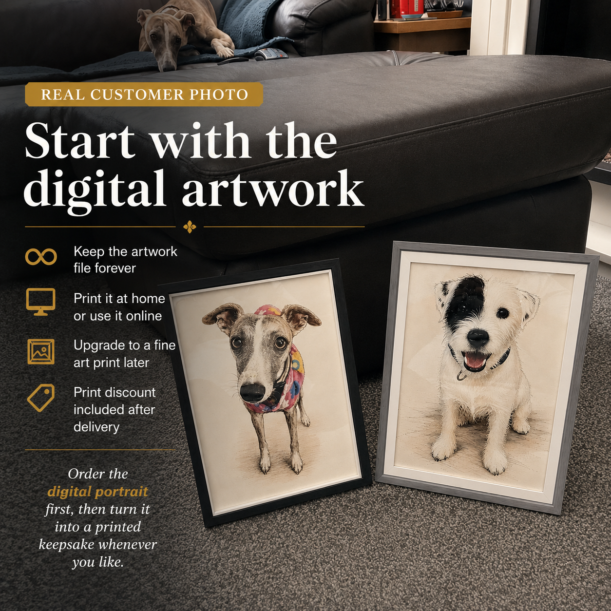 Custom Digital Pet Artwork