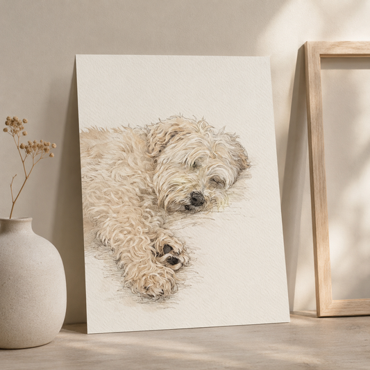 Custom Pet Portrait – Fine Art Print