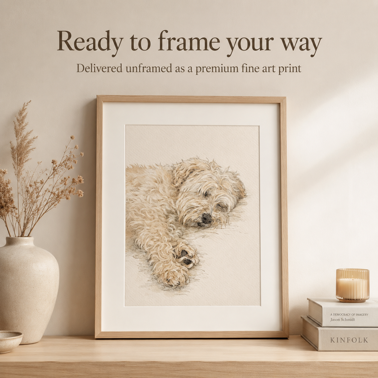 Custom Pet Portrait – Fine Art Print