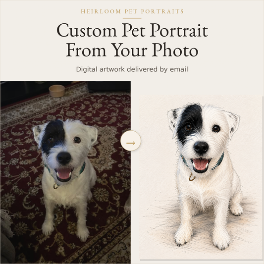 Custom Digital Pet Artwork